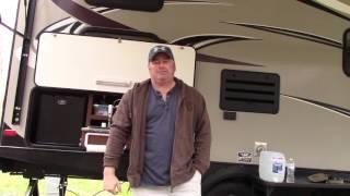 Rv camping and outdoor kitchen