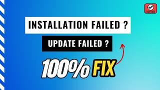 Installation Failed : Could Not Copy File //  Update Failed : Could not Create Directory [SOLVED ]