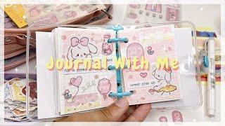  Journal With Me In My 3-Ring Mini Binder! (ASMR) Mini Journal With Me