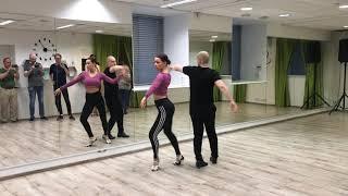 Salsa advanced partnerwork in Tallinn by Eddie & Alina