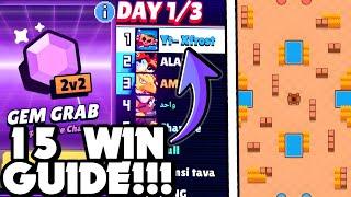 How to EASILY WIN ARCADE CONTEST 6 (2v2 GEM GRAB: COOPERATIVE CHAOS)