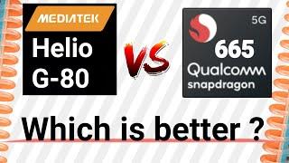 Mediatek Helio G 80 Vs Snapdragon 665 Processor Comparison Which Is Better ? Narzo 10 vs narzo 20A