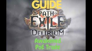 Path of Exile : Awakened PoE Trade - Guide (German/Deutsch)