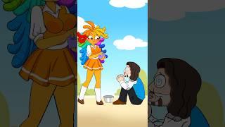 Minecraft Steve vs Poppy playtime LOVE story ( Yarnaby vs Steve) #funny #shorts #minecraft