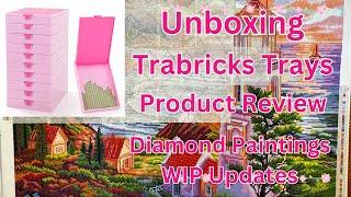 Diamond Painting Accessories -Trabricks - Cateared - Product Review - WIP Updates - Diamond Art