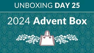 Unboxing Day 25 of the 2024 Sallie Tomato Advent Box!