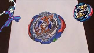 Как нарисовать бей Карающий Джокер Д5 - Бейблэйд!How to draw Judgement Joker - Beyblade!Bambino KIDS