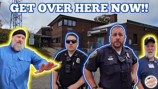 EMERGENCY SERVICES CALL 911 OVER CAMERA/OFFICER *GETS OWNED* DRIVE OF SHAME *FIRST AMENDMENT* AUDIT