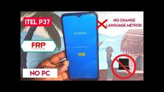 ALL Itel FRP Bypass / itel P37 ( P651W ) REMOVE Google Account Without PC New method 2023