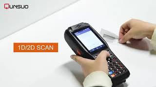 PDA3505 series handheld barcode scanner PDA with printer