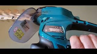 Аккумуляторные ножницы Makita DUM604 с насадкой для стрижки кустов