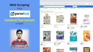 Web Scraping - Content & Text without coding (using Parsehub)