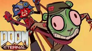 When the DOOM Music kicks in (Happy Tree Friends Ka-Pow! Operation Tiger Bomb Fighting Scene)