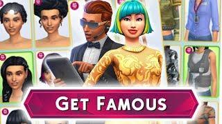 FULL CREATE A SIM SHOWCASE | The Sims 4: GET FAMOUS (CAS Review)