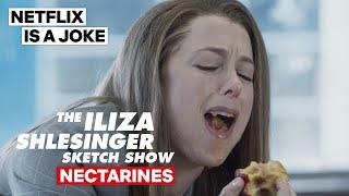 Iliza Shlesinger Eats Nectarines In The Weirdest Way | Netflix Is A Joke