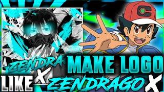 HOW TO MAKE LOGO LIKE ZENDRAGO X || MAKE LOGO LIKE ZENDRAGO X || ZEGOROX ||