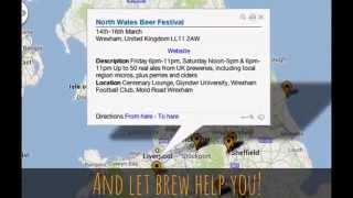 BREW magazine interactive event map