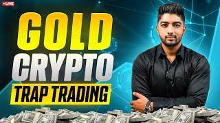 27 Sep | Live Market Analysis for Gold and Crypto | Trap Trading Live