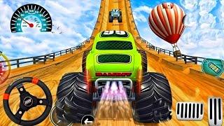 Monster Truck Mega Ramp Extreme Racing - Impossible Gt Car Stunts Driving - Walkthrough