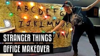 Stranger Things Office Makeover for Halloween!