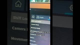 How to shift lock! (its only work on computer)