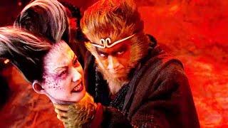 The Monkey King Vs Spider Demons | Old Fight Scenes But Gold