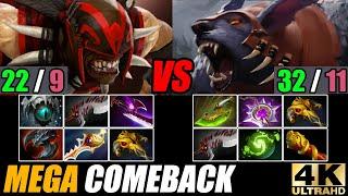 Amazing Hard Carry Battle Bloodseeker VS Ursa - Epic Mega Creeps Comeback Dota 2 Pro Rank Gameplay