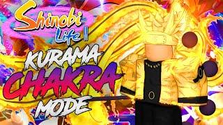 [CODE] MASTERED KURAMA CHAKRA MODE IN SHINOBI LIFE 2 | FULL SHOWCASE