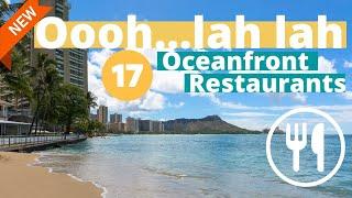 17 OCEANFRONT Restaurants in WAIKIKI ...and their VIEW (2024) | Honolulu | OAHU