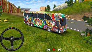 Coach Bus Simulator India Off Road Driving Bus Game Simulator 2025 Gameplay Video