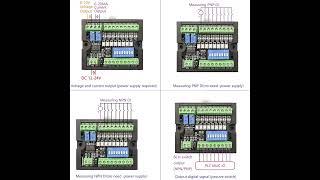 Simulation Debug Board 0-10V 4-20MA Output ADC DAC Tester NPN PNP DI-DO Module