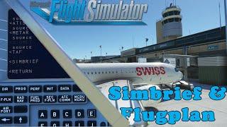 Simbrief Flightplan Tutorial MSFS 2020 deutsch