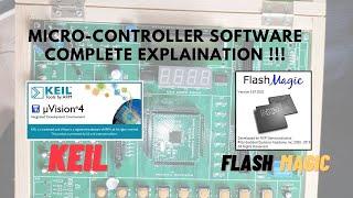 Microcontrollers LAB Full PROGRAMMING codes with Keil Uvision & Flashmagic Software Configuration!!!