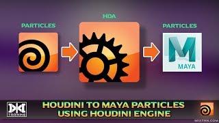 VMT 044 - Houdini - Export Houdini Particles to Maya using Houdini Engine for Maya