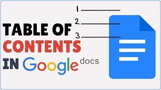 How to Make a Table of Contents in Google Docs