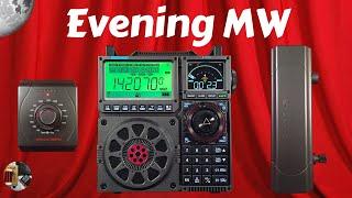 Raddy RF919 Shortwave Radio & C.Crane Twin Coil Evening MW Chicago Area