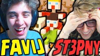 ST3PNY & FAVIJ NELLE BUILD BATTLE!!