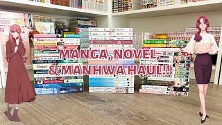 a long awaited manga & novel haul (40+ volumes)