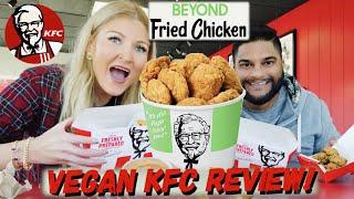 We tried KFC’s NEW Vegan Chicken!!! VEGAN KFC BEYOND FRIED CHICKEN REVIEW! #BeyondFriedChicken