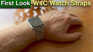 WsC Defiant & WsC Fury Apple Watch Straps - one Genuine Leather & one Stainless Steel Watch Band