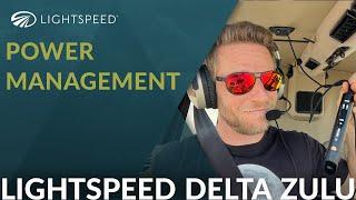 Lightspeed Delta Zulu Power Management