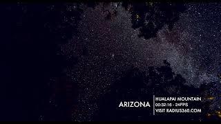 Arizona, Hualapai Mountain Park Campgrounds Astro Photography Timelapse