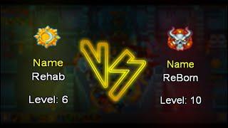 Warspear Online - Rehab(Lvl6) Vs Reborn(Lvl10) T2 Castle