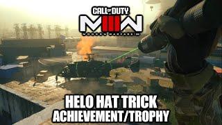 COD Modern Warfare 3 - Helo Hat Trick Achievement/Trophy - Destroy helicopters in 'Reactor'