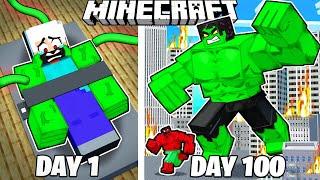 Turning Into The EVIL HULK In Minecraft!