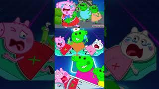 Peppa Pig  Transformation dance song Tiles hop edm rush  dame tu casito #peppapig #coffindance