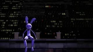 FNAF Bonnie Weaver Rooftop moonlight