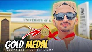 GOLD MEDALIST FROM KARACHI UNIVERSITY | Gold Medal| |Karachi university | #goldmedal #karachiuni