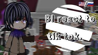 Bl characters react to tik tok // Реакция персонажей Bl на тик ток \\ Novella Zone