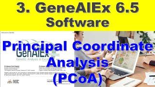 How to analyze Principal Coordinates Analysis (PCoA) | Population genetics #StudentsCanCreate